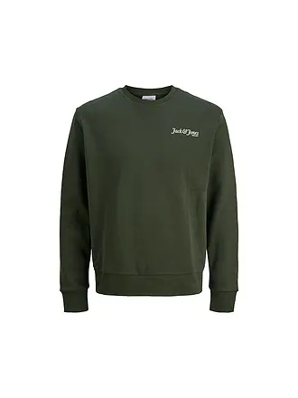JACK & JONES | Jungen Sweater JJYUKI | dunkelgrün